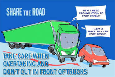 Share the road with trucks