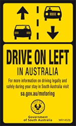 Driver left in Australia