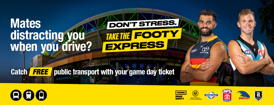 Don’t stress! Take the Footy Express