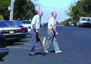 Elderly pedestrians